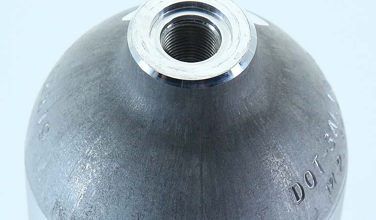 Industrial Gas Cylinder close up